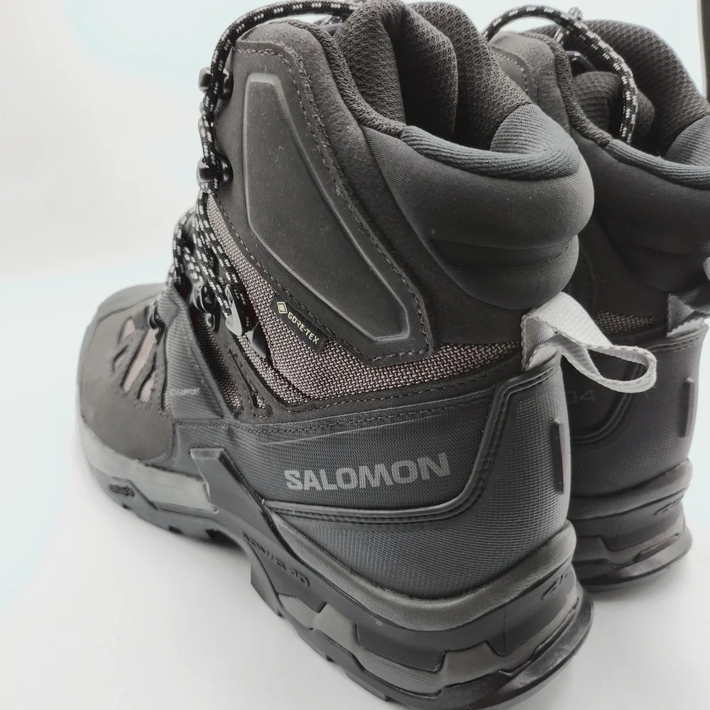 Mens Size 10 Salomon Hiking Boots Quest 4 GORE-TEX Outdoor Magnet Black 477873